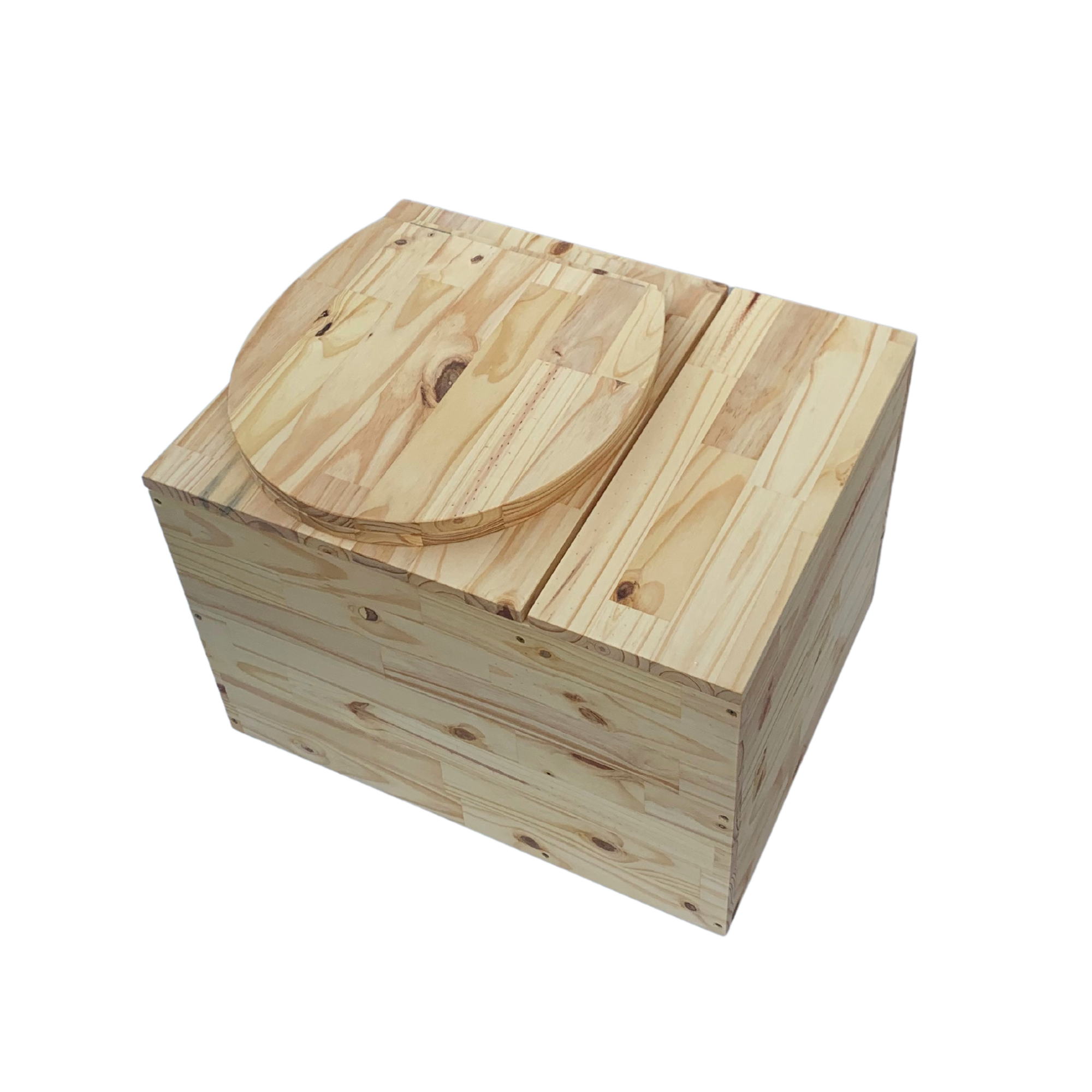 Toilettes Sèches D’angle En épicéa Ou Douglas Pour Cabine Ventarèl - 62