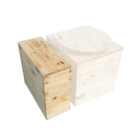 Compartiment à copeaux indépendant en bois massif pour compléter le modèle compacte