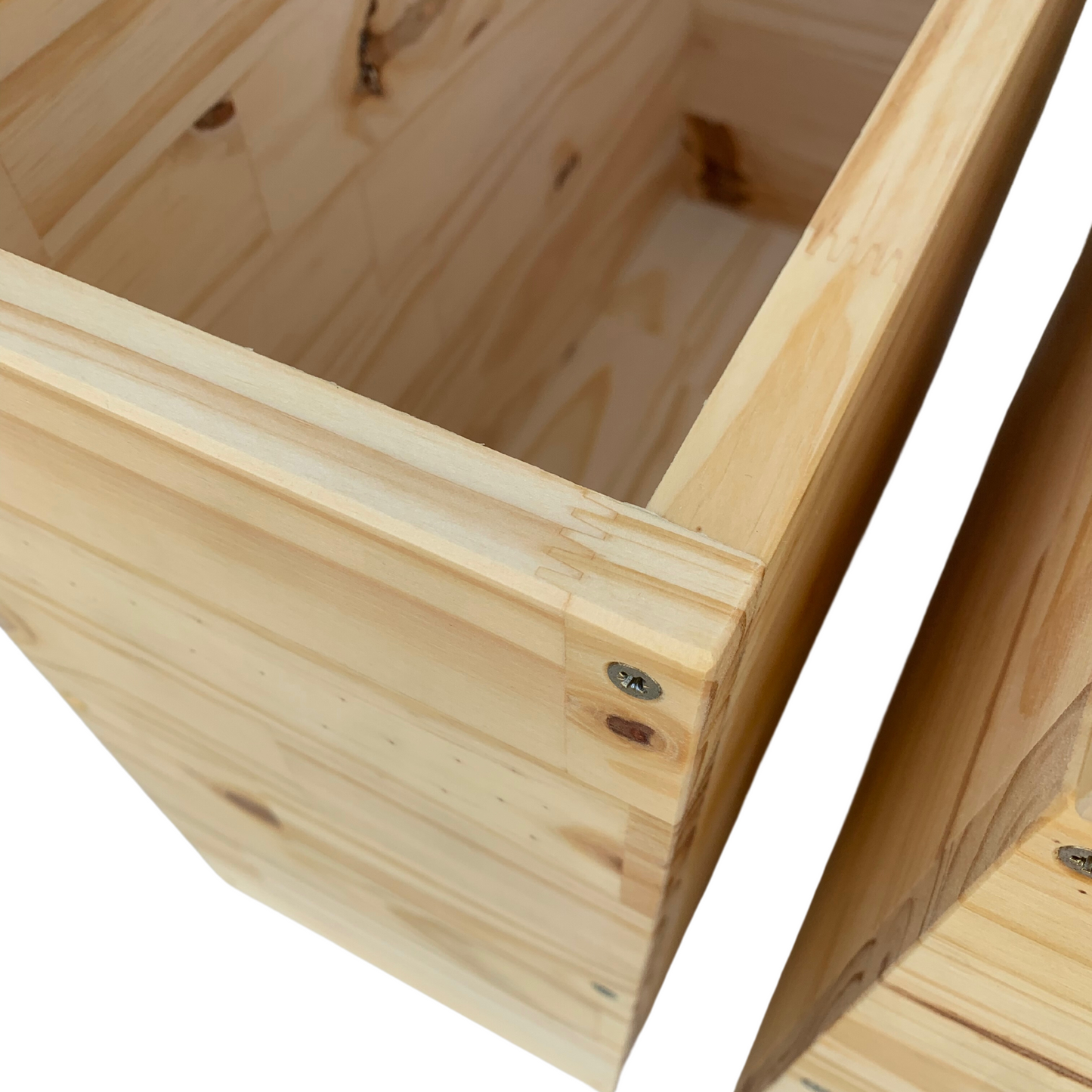 Compartiment à copeaux indépendant en bois massif pour compléter le modèle compacte