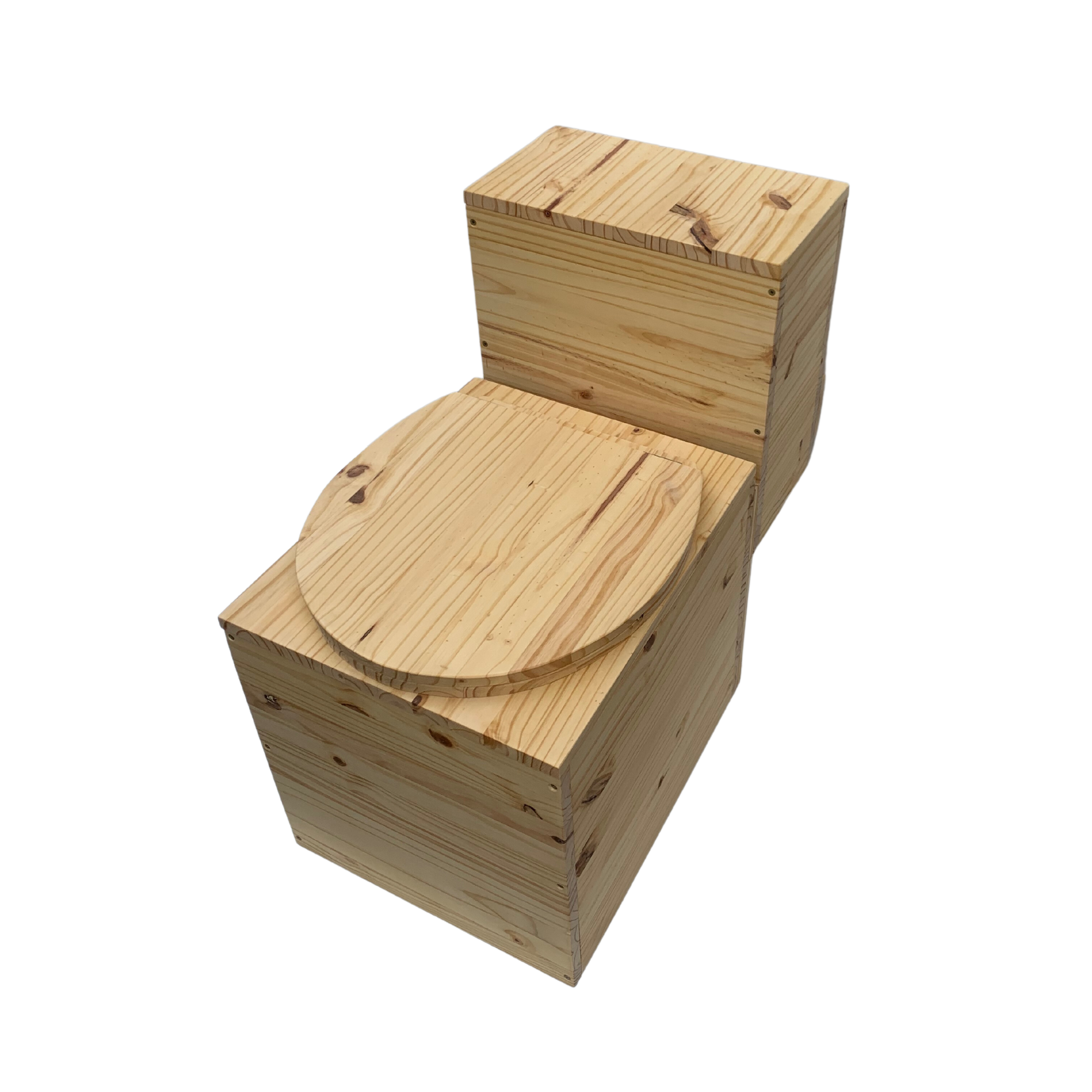 Toilette Sèche D’intérieur Avec Réserve à Copeaux – Fabriqué En France | Dimensions 43x53x46 Cm | Bac 20 Litres Inclus | Écologique, Sans Eau - 9