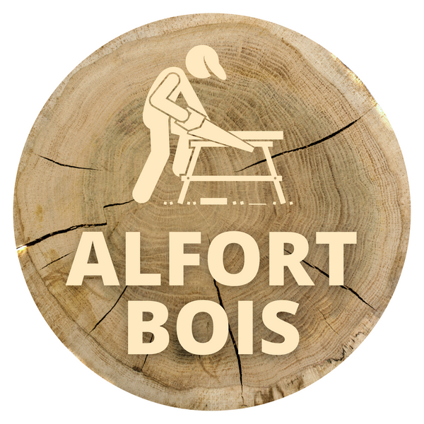 Toilette sèche en bois massif avec compartiment copeaux à l'arrière - –  Alfortbois